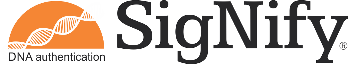 SigNify DNA authentication logo