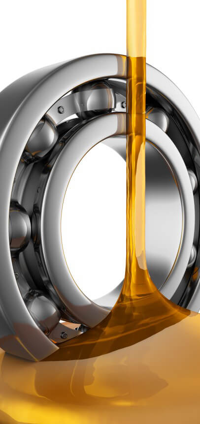 authenticated industrial bearings in a row