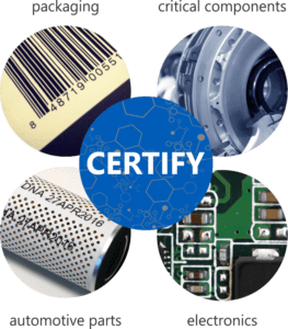 certify inkjet graphic